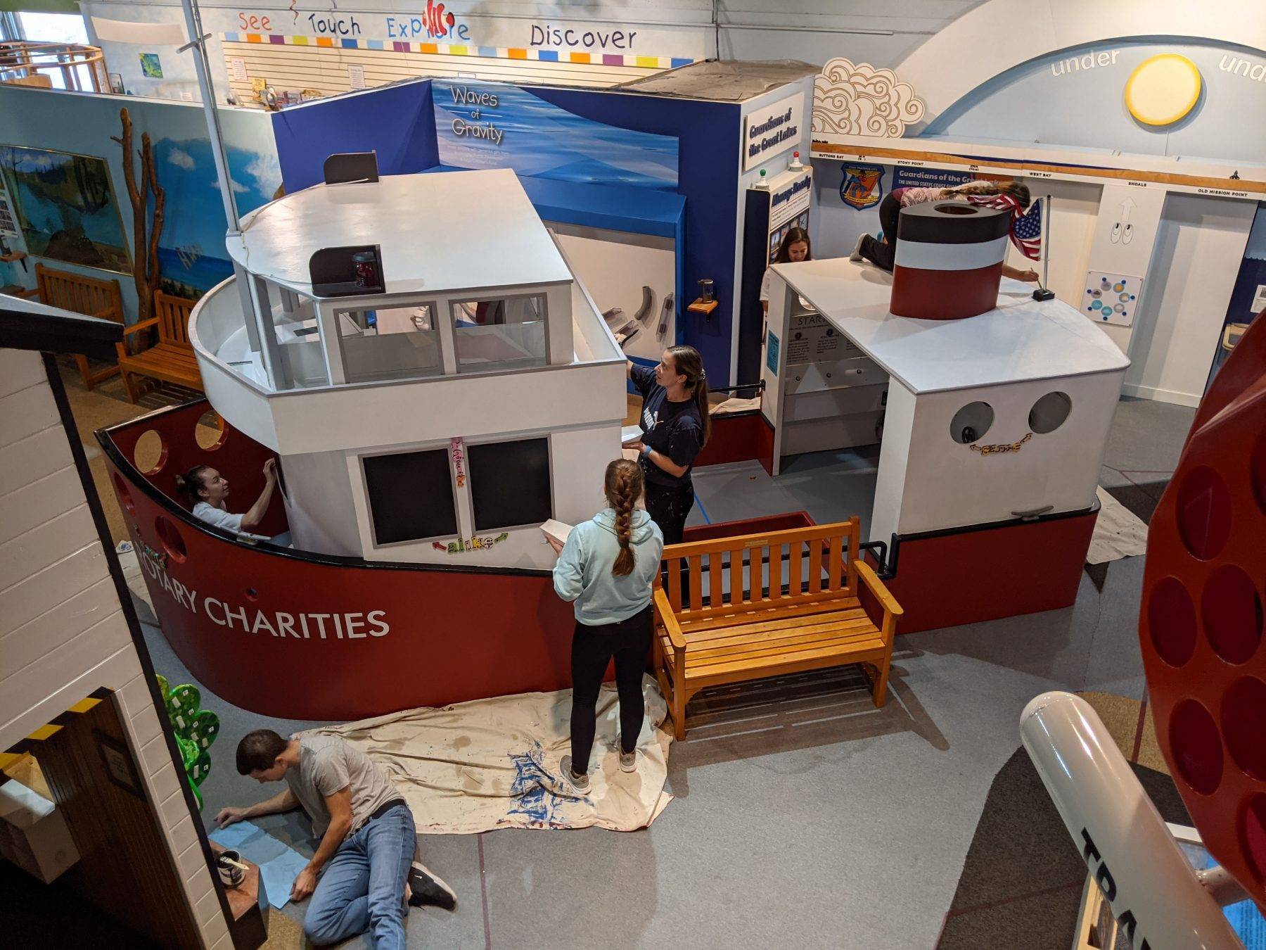 GVSU PA Students Painting GLCM